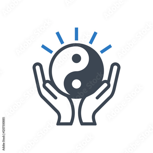 Yin Yang Balance Icon