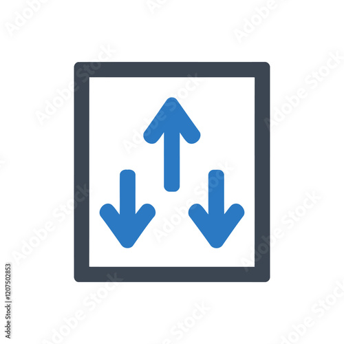 Three-Way Arrows Icon photo