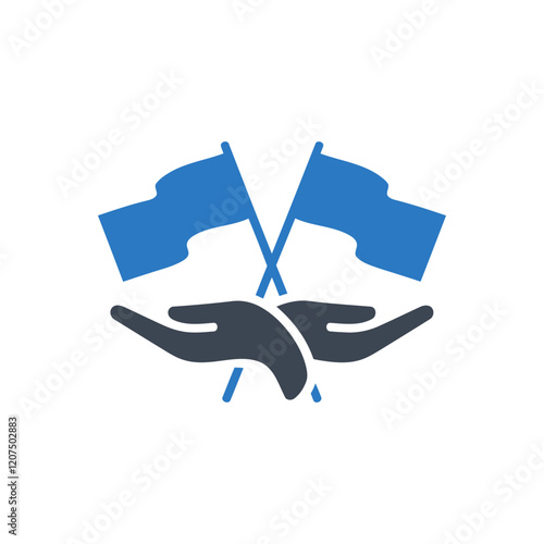 Peace Flags Icon