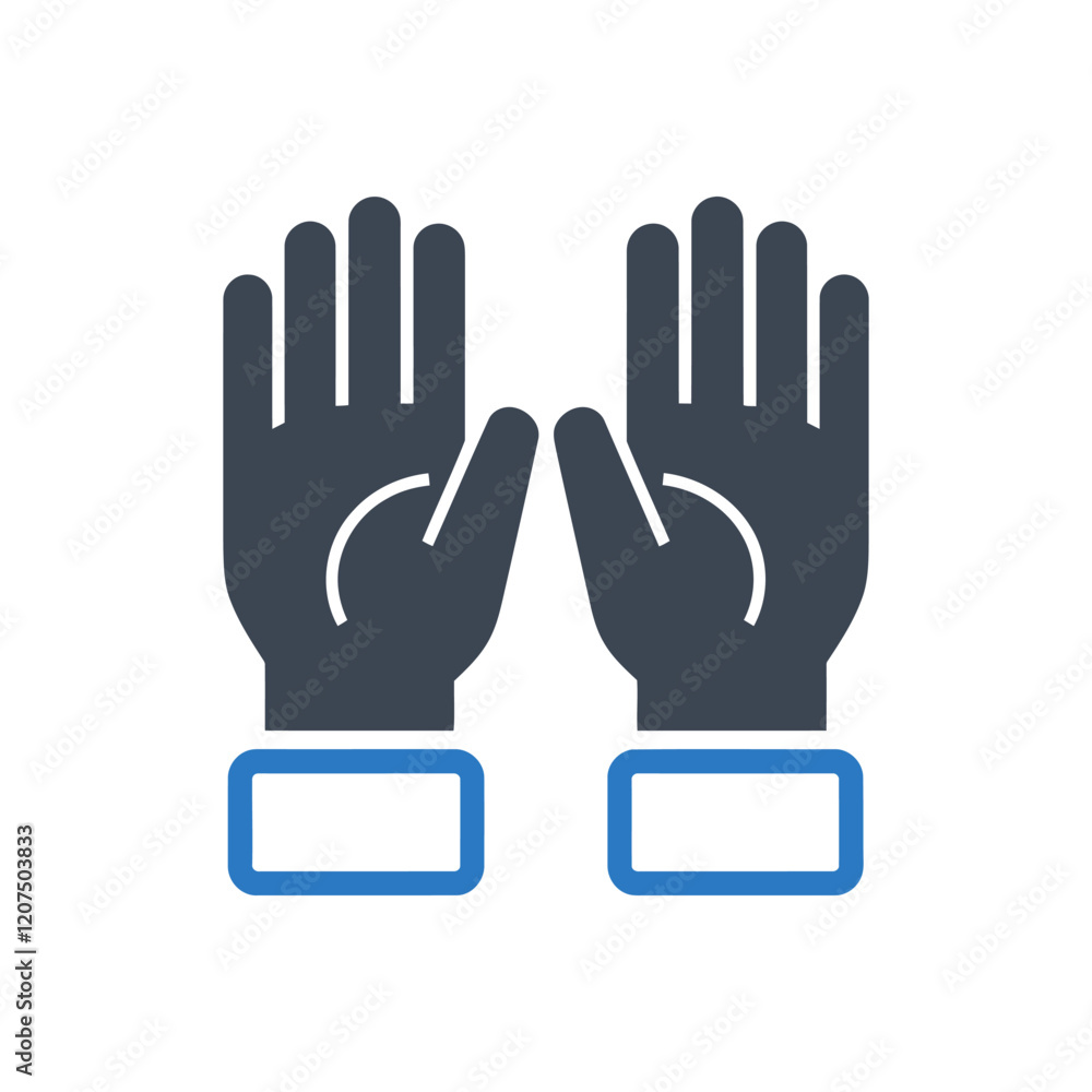 Obraz premium Work Gloves Icon