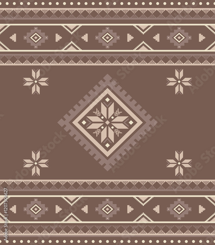 Southwest Aztec geometric Native American Mexican Navajo tribal ethnic boho indian texture ornament seamless pattern fabric colorful design vector for woven textile printing blanket rug carpet fashion