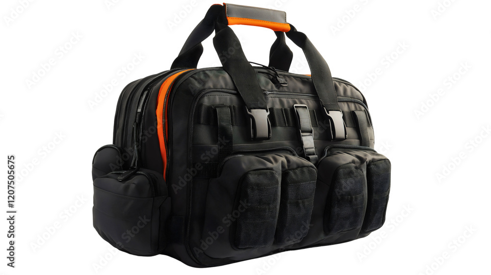 Durable and Stylish Black Travel Backpack with Adjustable Strap and Multi-Compartment Storage Durable and Stylish Black Travel Backpack with Adjustable Strap and Multi-Compartment Storage