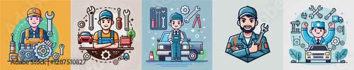 Collection of vectors of mechanics and their equipment