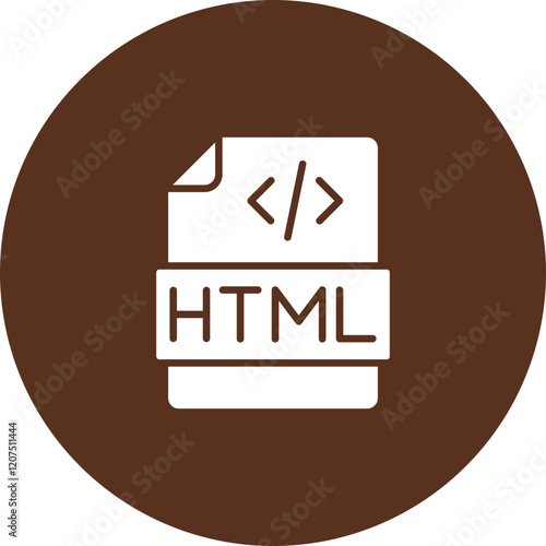 HTML Vector Icon Design