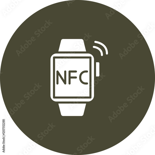 Nfc Vector Icon Design