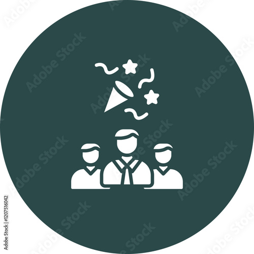 Retreat Vector Icon Design