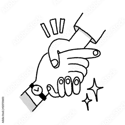 Company Pack Hands Shaking Deal Business Trade