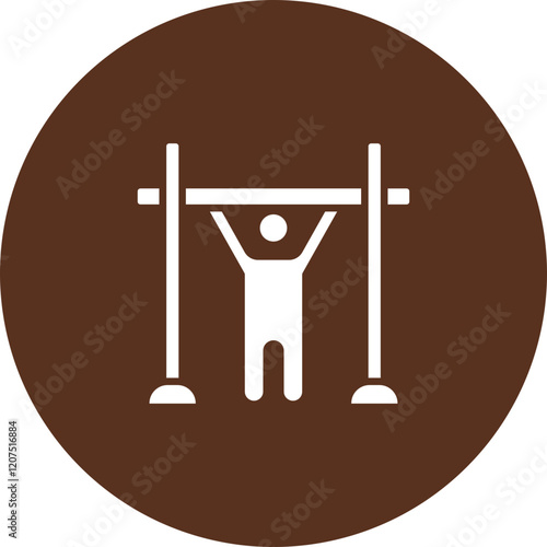 Calisthenics Vector Icon Design
