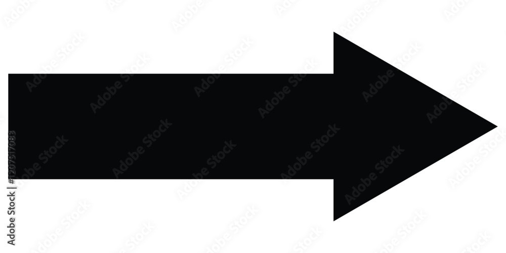 Black arrow pointing right on white background. 888 Black arrow pointing right on white background. 888