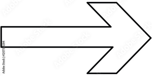 Long arrows icon. Vector of trendy long arrow left and right in flat style. arrow vector illustration.  pointer, direction, position symbol and double arrow icon isolated. eps 11