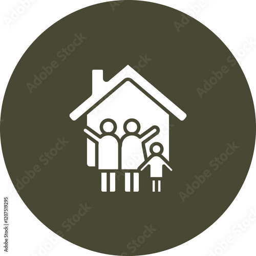 Relatives Vector Icon Design