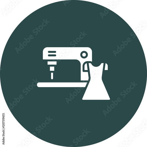Dressmaking Vector Icon Design