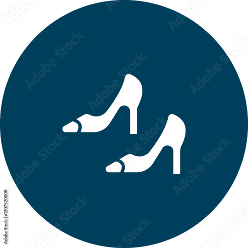 High Heels Vector Icon Design