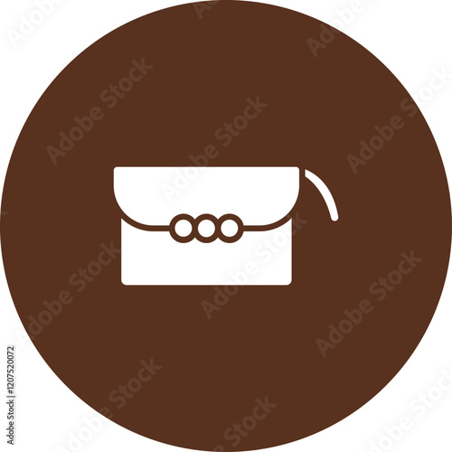 Clutch Vector Icon Design