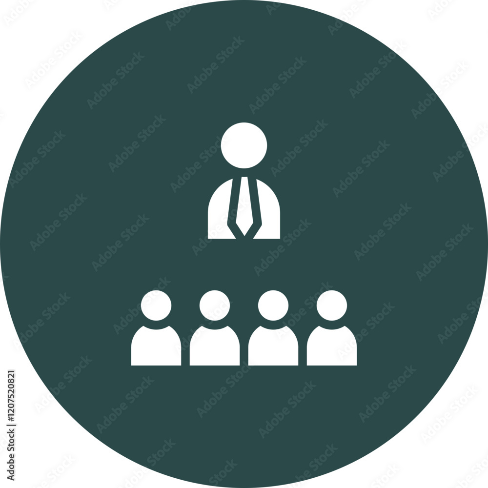 Leadership Vector Icon Design Leadership Vector Icon Design