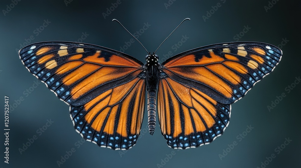 Stunning Close-Up of a Monarch Butterfly Stunning Close-Up of a Monarch Butterfly