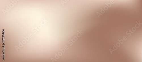 Brown light gradient background. Abstract Mocha mousse gradation textured template. Monochrome chocolate backdrop. Minimal modern nude blurred colors transition. Vector illustration.