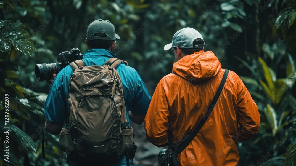custom made wallpaper toronto digitalTwo Photographers Exploring Lush Rainforest