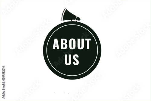 About us , clock, button, Application, Button, Background, vector, banner template, website, design,
