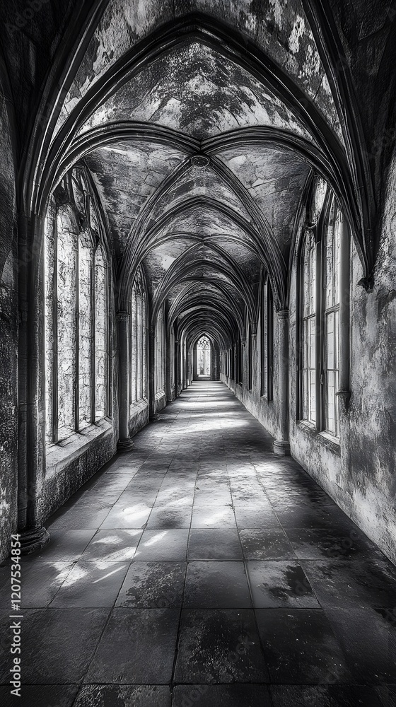 Arched Hallway
