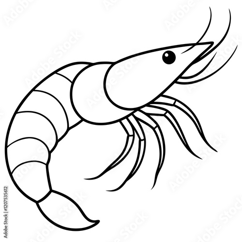 Simple Shrimp Artwork