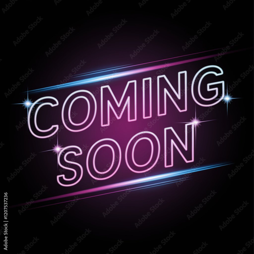 Coming Soon Neon Social Media Coming Soon Neon Social Media