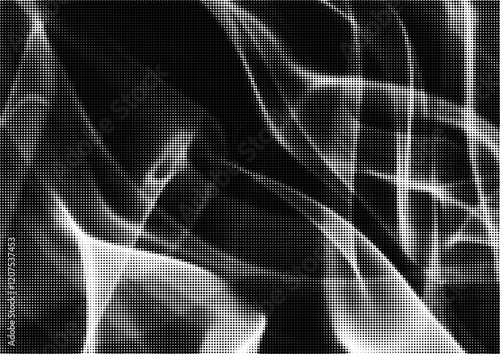 abstract vector halftone smoke texture with a transparent background