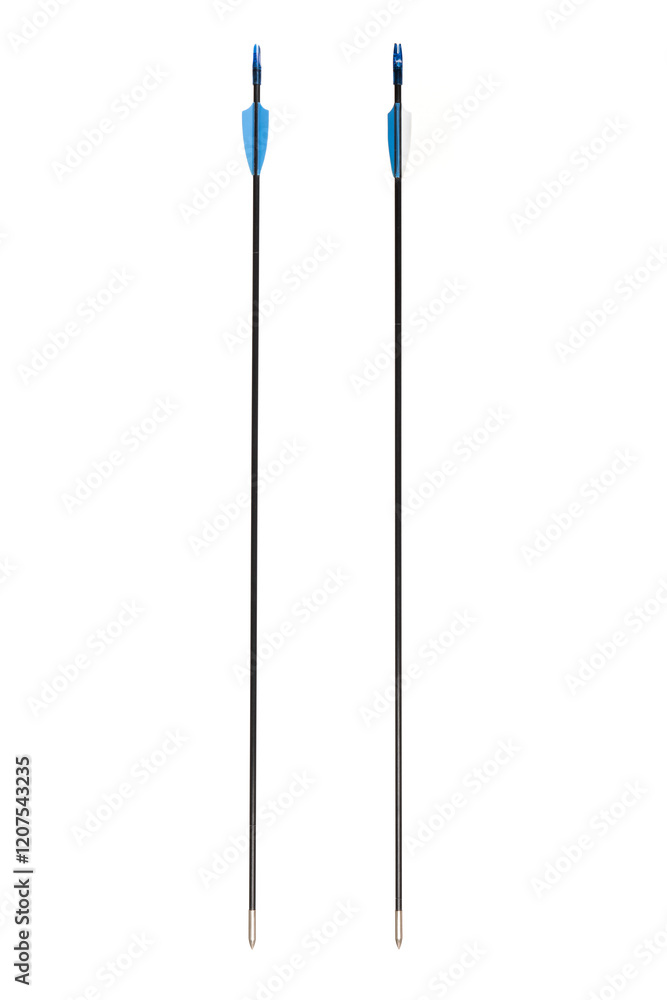 tow arrows isolated on white background tow arrows isolated on white background