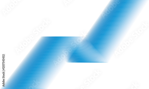 N-shaped bent straight line