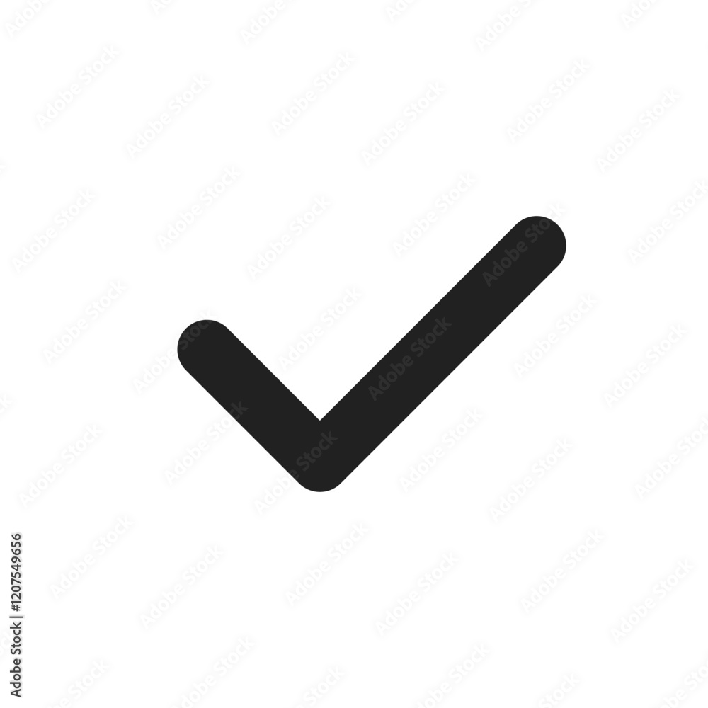 A sleek and elegant black checkmark vector effectively symbolizes approval, validation, and completion, making it an ideal choice for various design and communication needs across multiple platforms A sleek and elegant black checkmark vector effectively symbolizes approval, validation, and completion, making it an ideal choice for various design and communication needs across multiple platforms