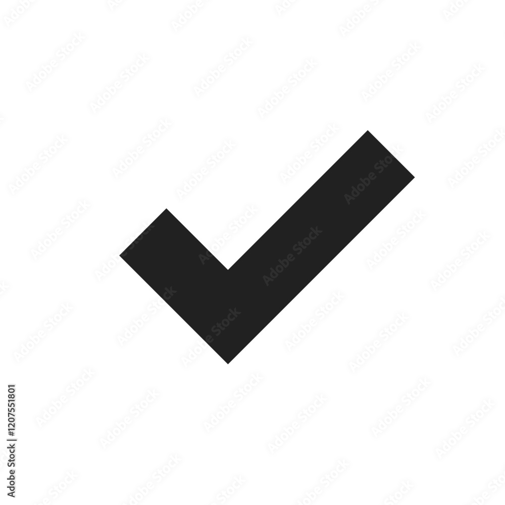 A sleek and elegant black checkmark vector, representing approval, completion, or verification, making it an excellent choice for various digital and print design applications, ideal for branding A sleek and elegant black checkmark vector, representing approval, completion, or verification, making it an excellent choice for various digital and print design applications, ideal for branding