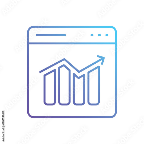 Seo Monitoring vector icon