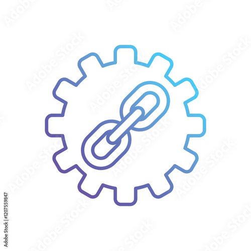 Link Building vector icon