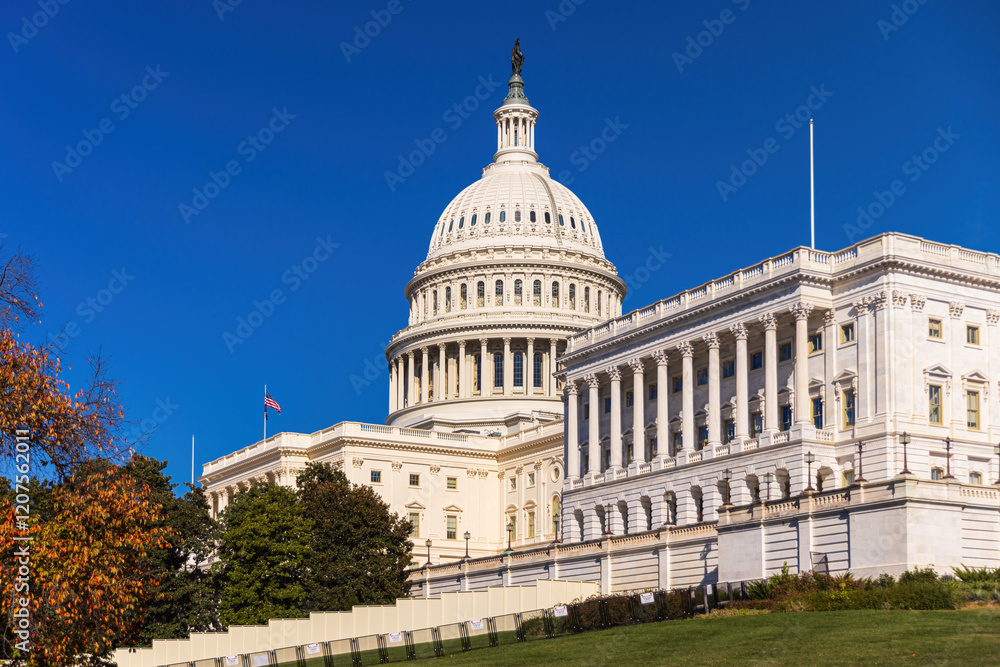 Naklejka premium United States Capitol in Washington, DC.