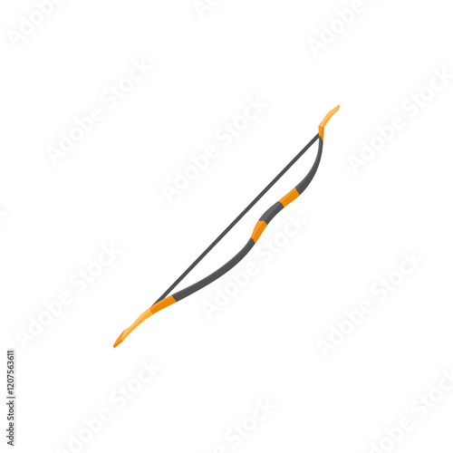 Bow,  Sport Equipment Vector Illustration Isolated