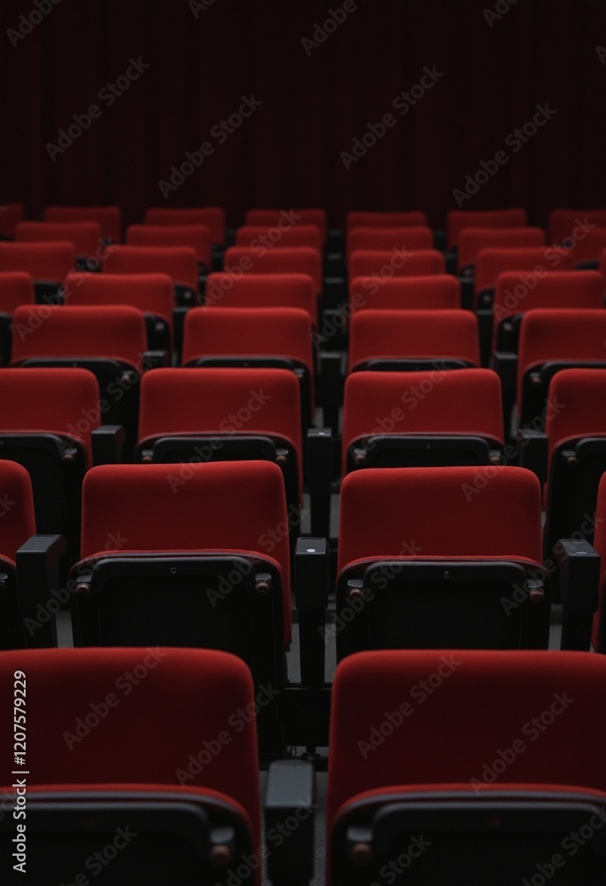 Obraz premium Empty Theater Chairs