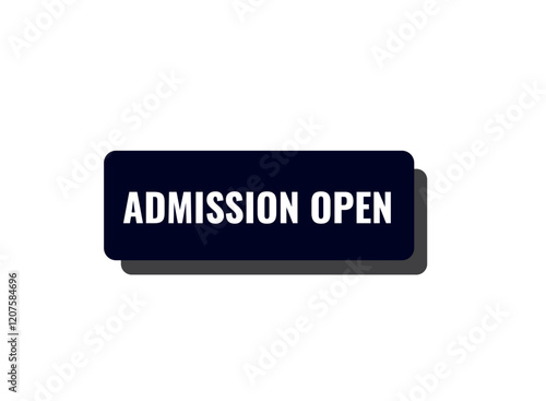 Admission Open , clock, button, Application, Button, Background, vector, banner template, website, design,
