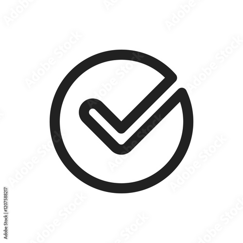 A checkmark icon is a widely recognized symbol of approval and is particularly suited for projects that require a clean, modern look, enhancing both the visual appeal and overall effectiveness