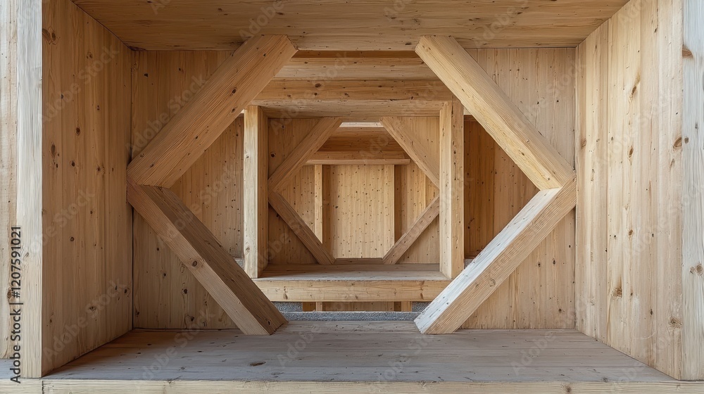 A rustic wooden structure features a comfortable bench, inviting relaxation in a natural setting, perfect for enjoying the outdoors. A rustic wooden structure features a comfortable bench, inviting relaxation in a natural setting, perfect for enjoying the outdoors.