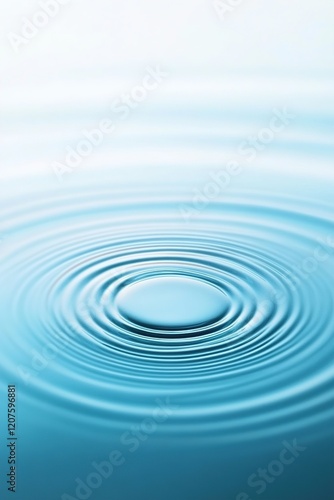 Soft gradients of blue and turquoise blend harmoniously over gentle water ripples, establishing a tranquil and spacious setting ideal for creative design