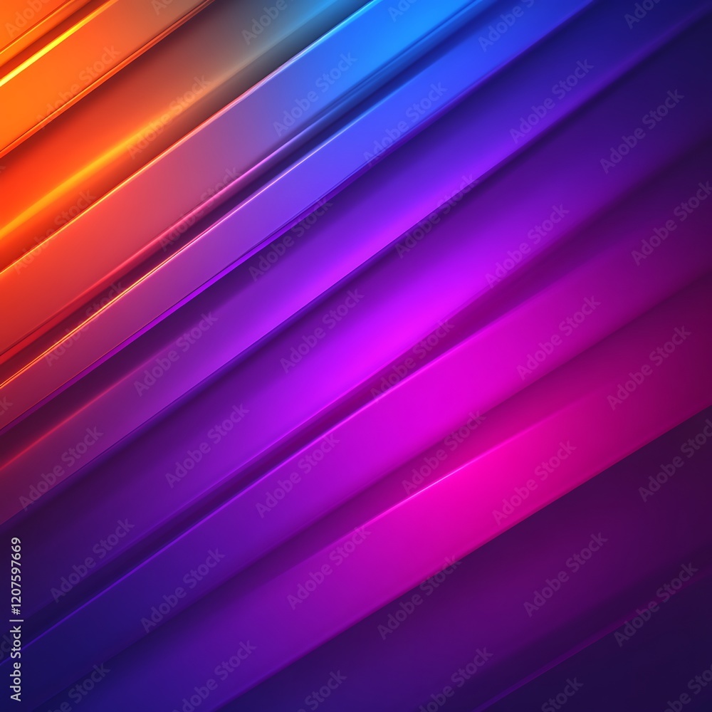 Abstract vibrant diagonal stripes background. Abstract vibrant diagonal stripes background.