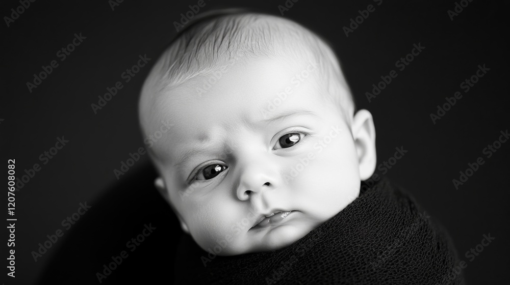 A Timeless Portrait of a Newborn Baby A Timeless Portrait of a Newborn Baby