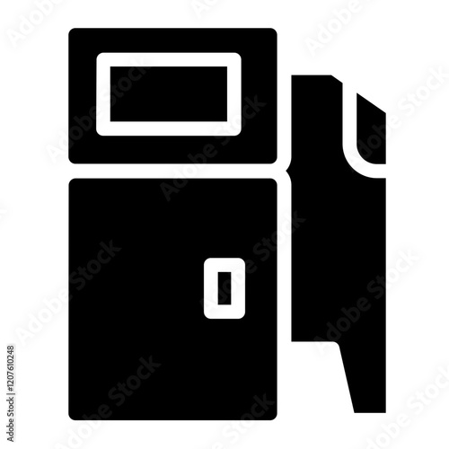 Fuel Gas Oil Line Icon