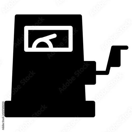 Fuel Gas Oil Line Icon