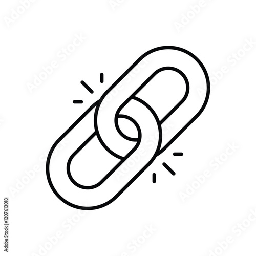 Backlinks vector icon