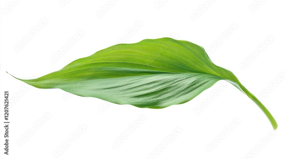 Single green leaf isolated on white background. (1) Single green leaf isolated on white background. (1)