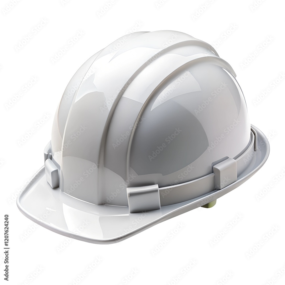 Fototapeta premium Construction Safety Helmet on white background