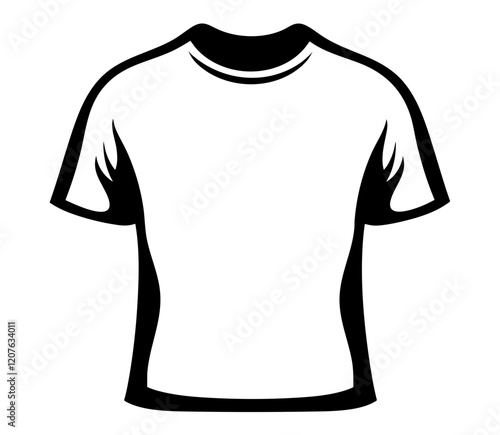 Simple shirt icon illustration vector.