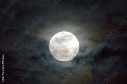 full moon in the sky