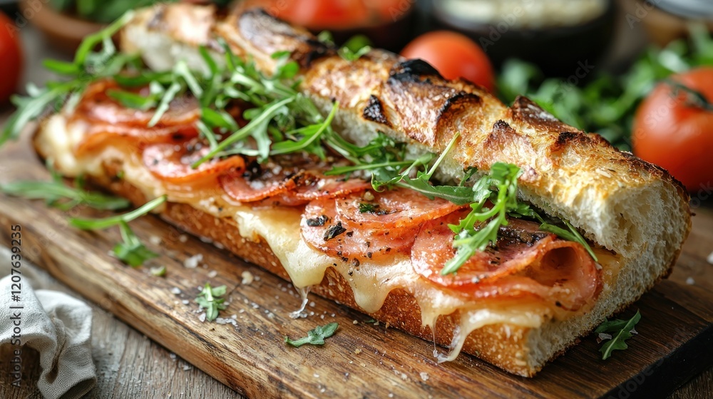 Delicious Grilled Cheese and Roasted Pepper Sub Delicious Grilled Cheese and Roasted Pepper Sub